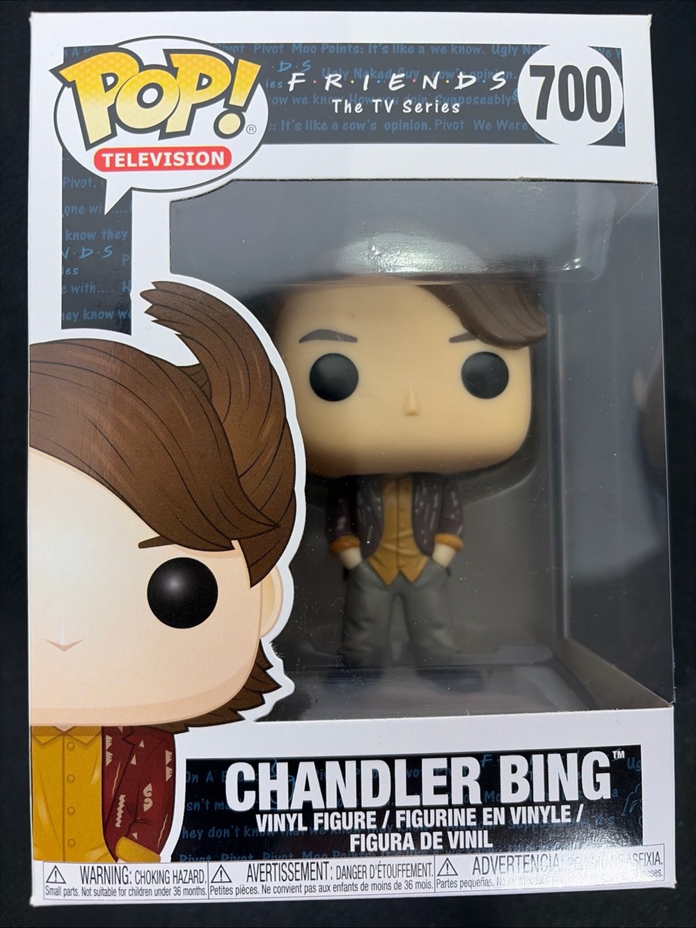 Funko Pop! Friends Chandler Bing #700 Vinyl Figure TV Series Collectible